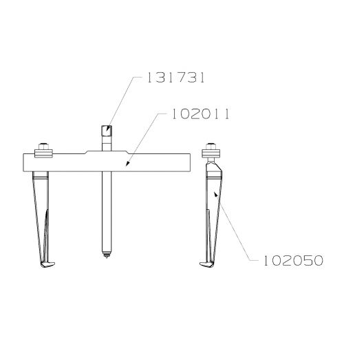 EXTRACTOR FORZA SERIE 1000 DE 2 PATAS